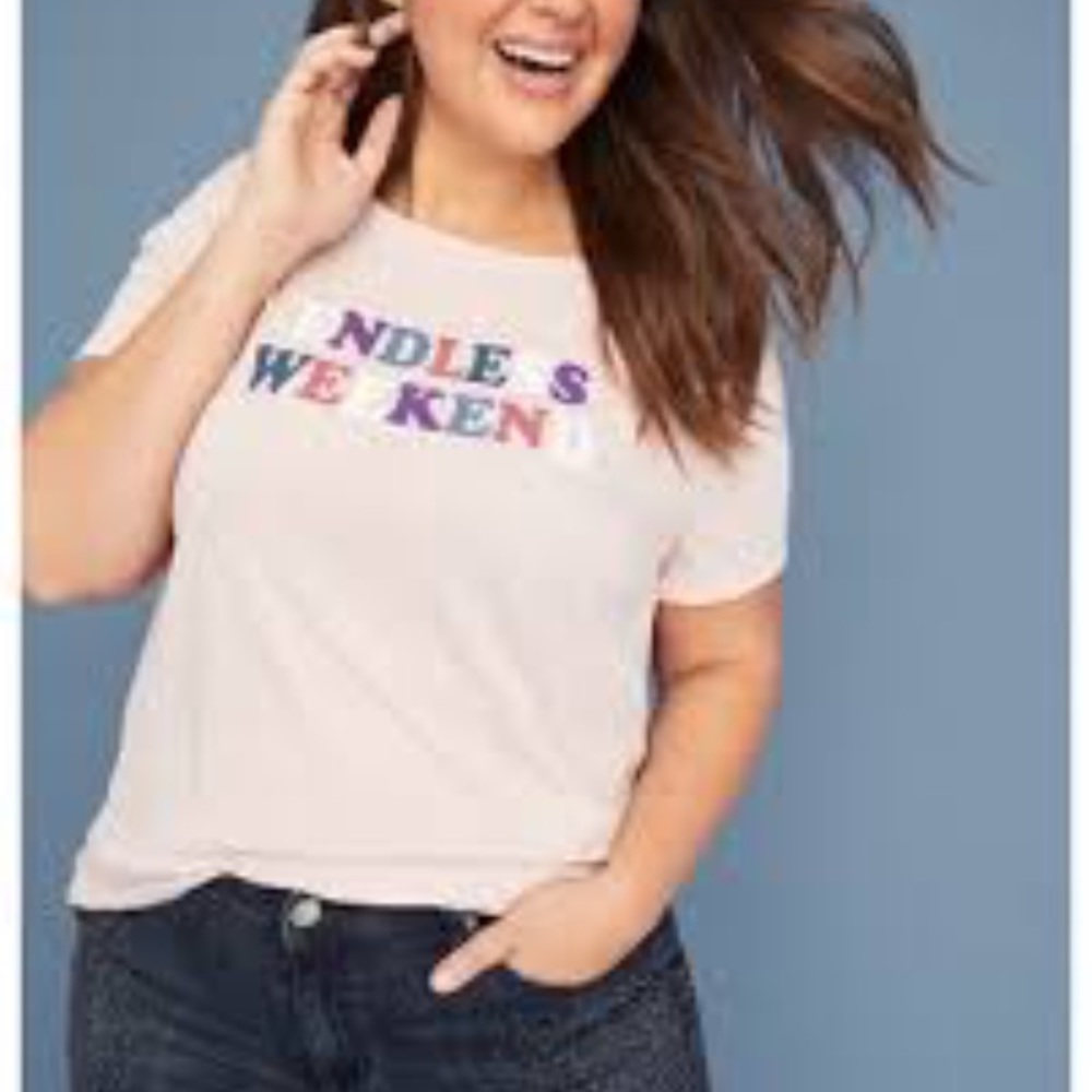 NWT Lane Bryant scree tee